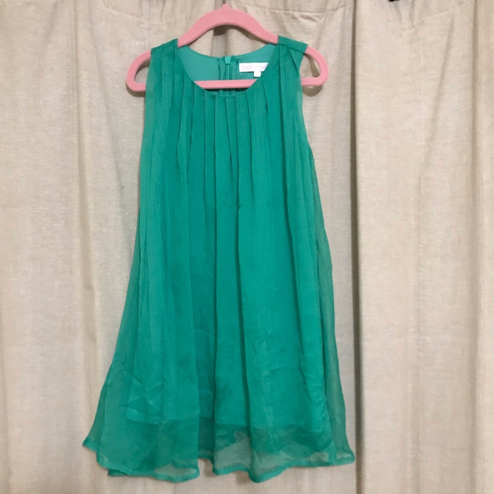 Beautiful little blue-green girls dress